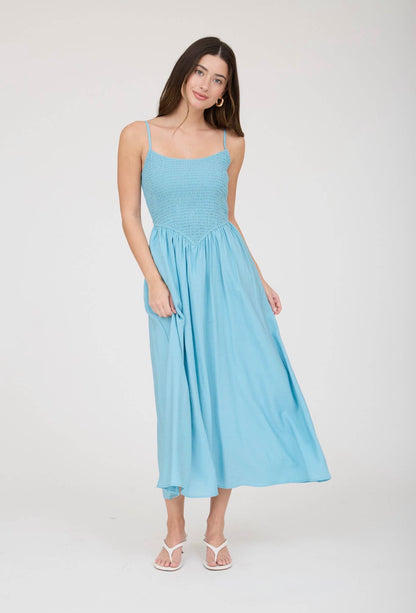 Blue Midi Dress