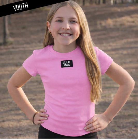 YOUTH- Baby Doll Tee in Bubblegum