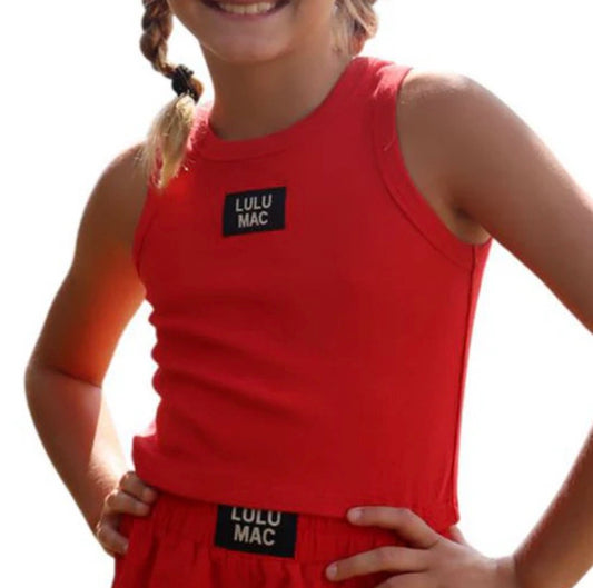 YOUTH- Red Tank Top