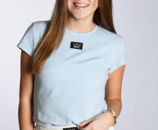 Light Blue Baby Doll Top