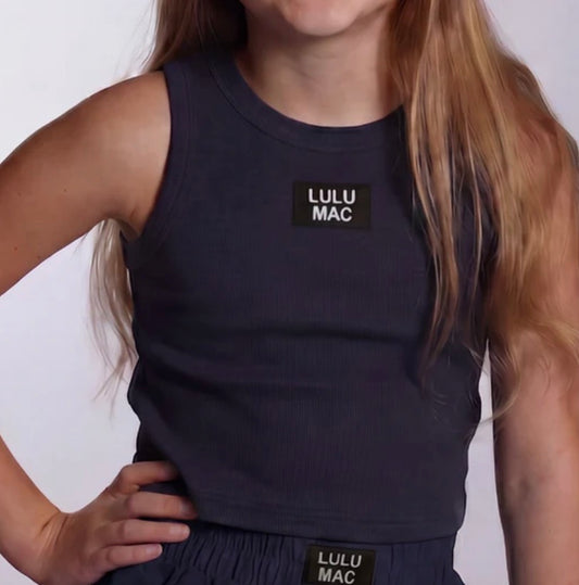 YOUTH- Navy Tank Top